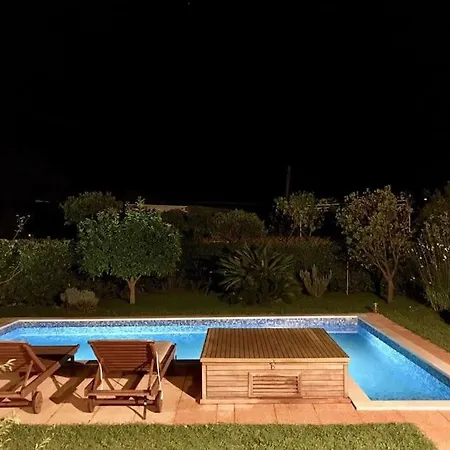 Stunning Red With A Pool Hotel
